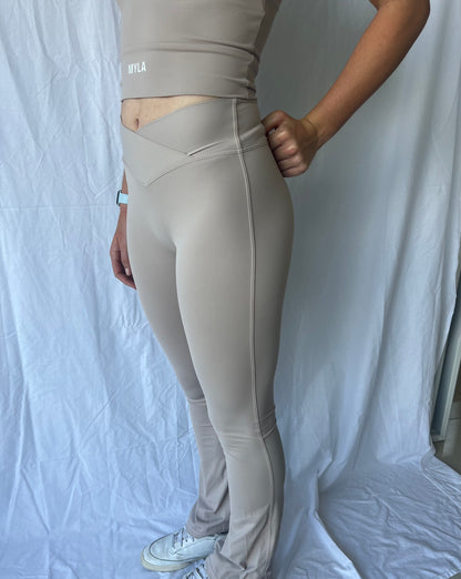 Indy flared leggings - Taupe